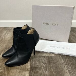 Jimmy Choo Black Heeled Boots